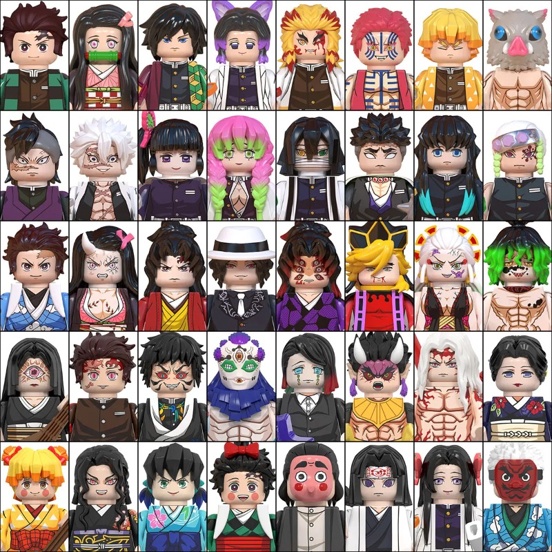 Lego Set Technic - Minifigures Demon Slayer Building Block 50PCS