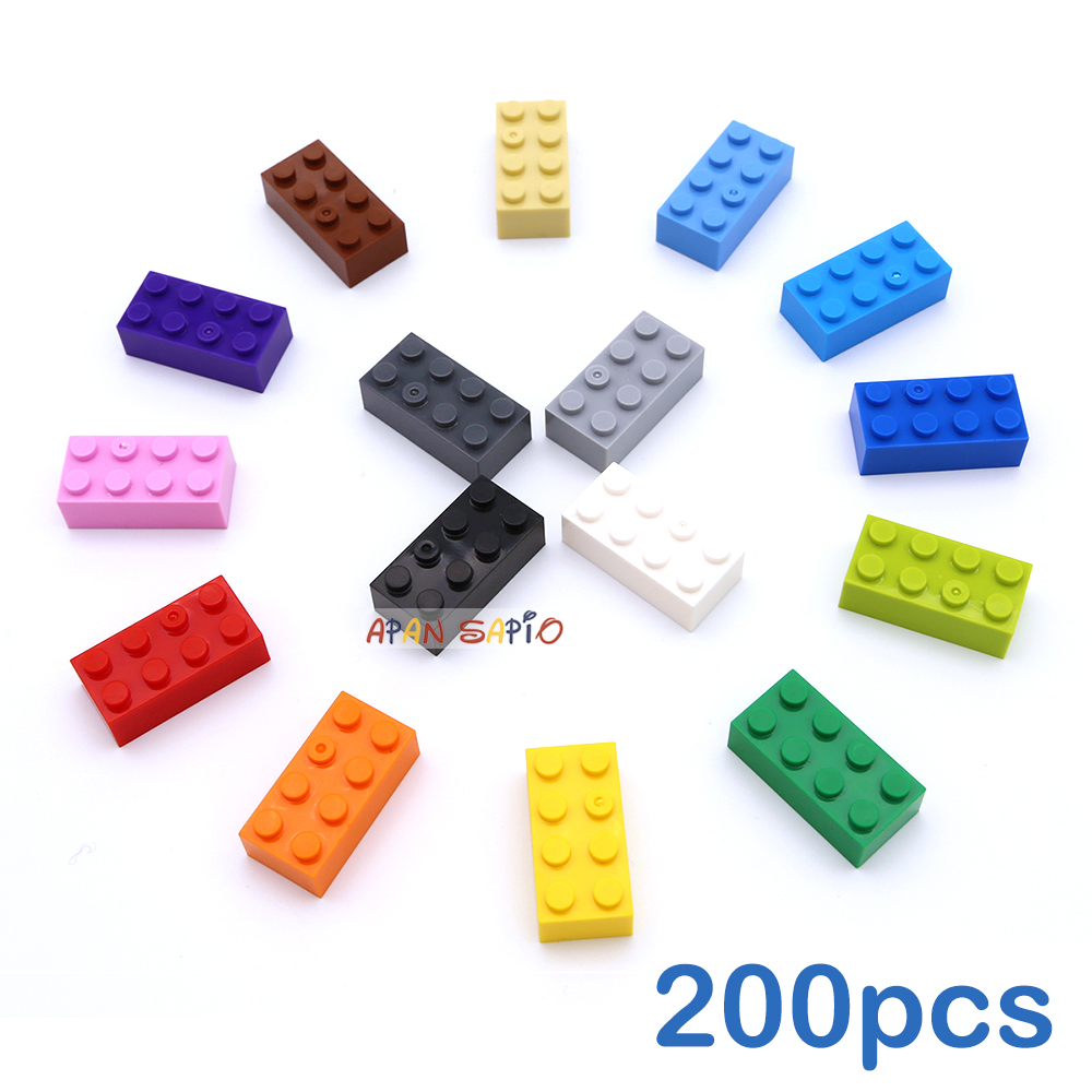 Lego Set Creator - 200 Buah 2X4 Dot DIY Blok