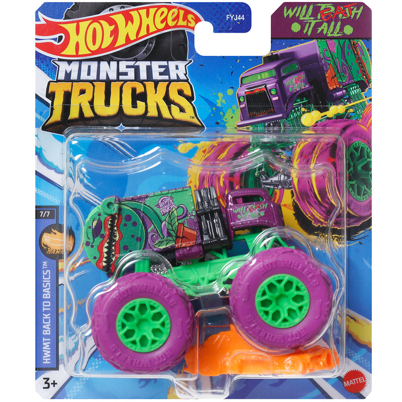 Hot Wheels Car Monster Trucks - Mattel Hot Wheels 1/64 Seri Truk