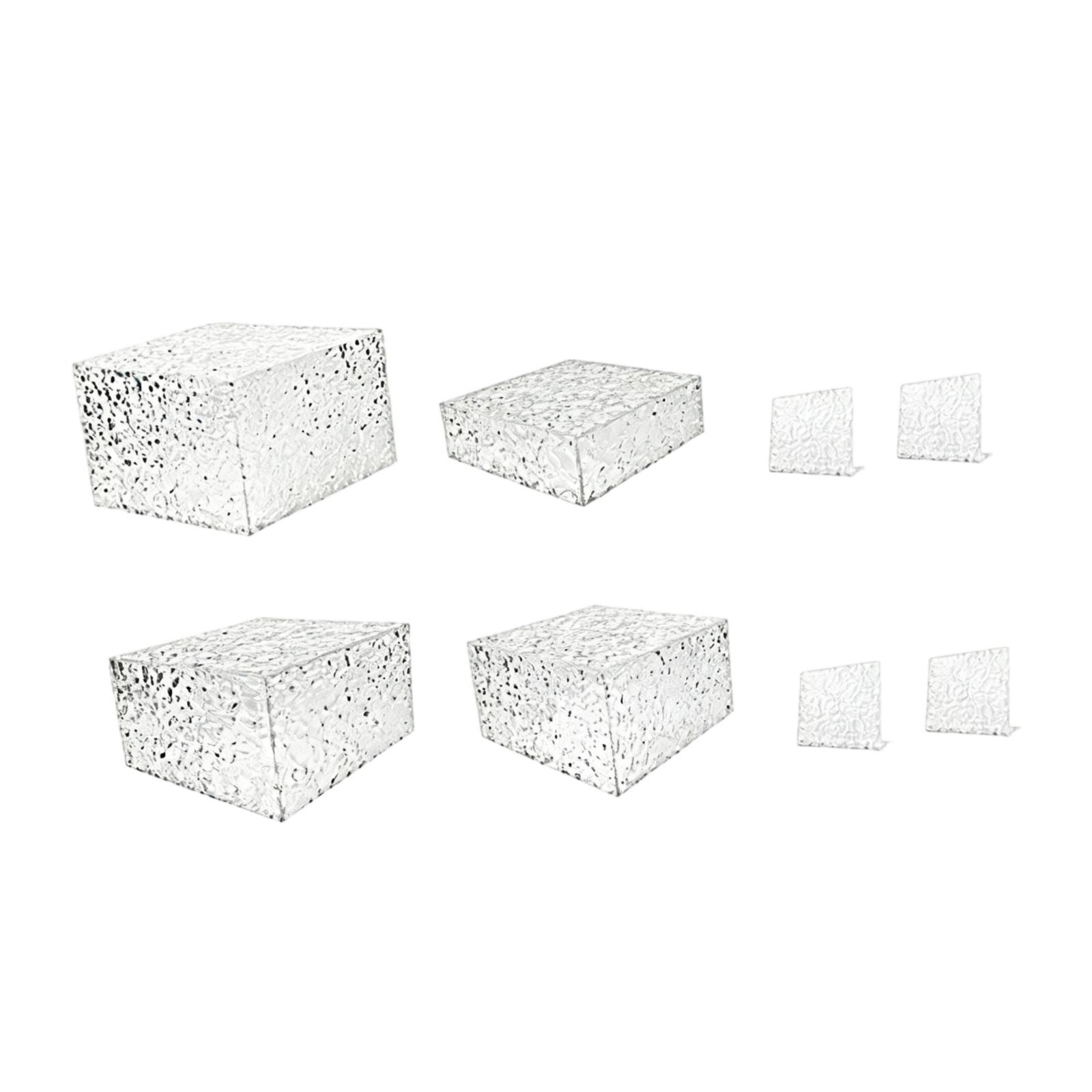 Set Stand Display Kue Akrilik  - Display Risers Set ulasan dan harga