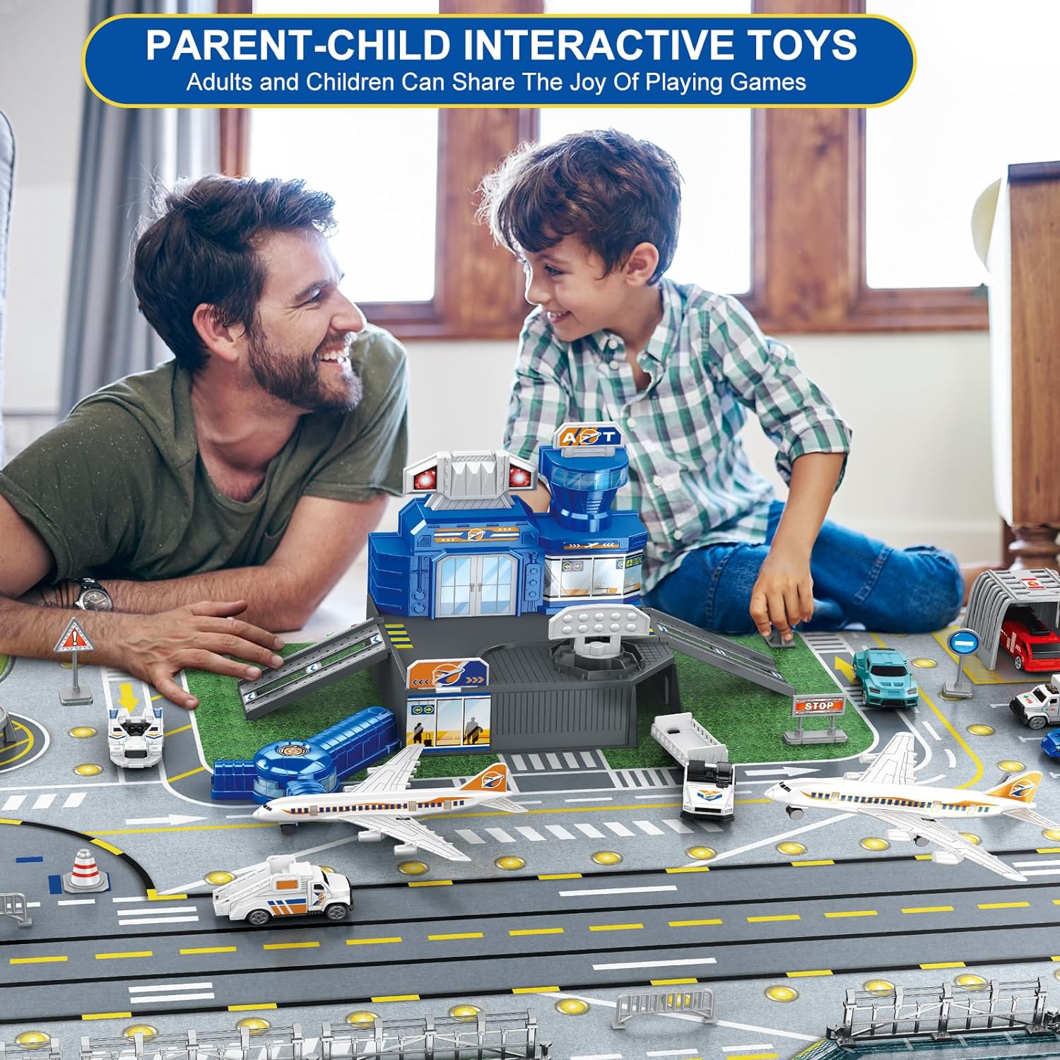 Set Mainan Pemandangan Bandara - Model Airplane Plastic ulasan dan harga