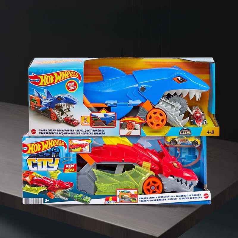 Set Kendaraan Angkutan Hiu Kel - Hot Wheels Car Track Sets ulasan dan harga