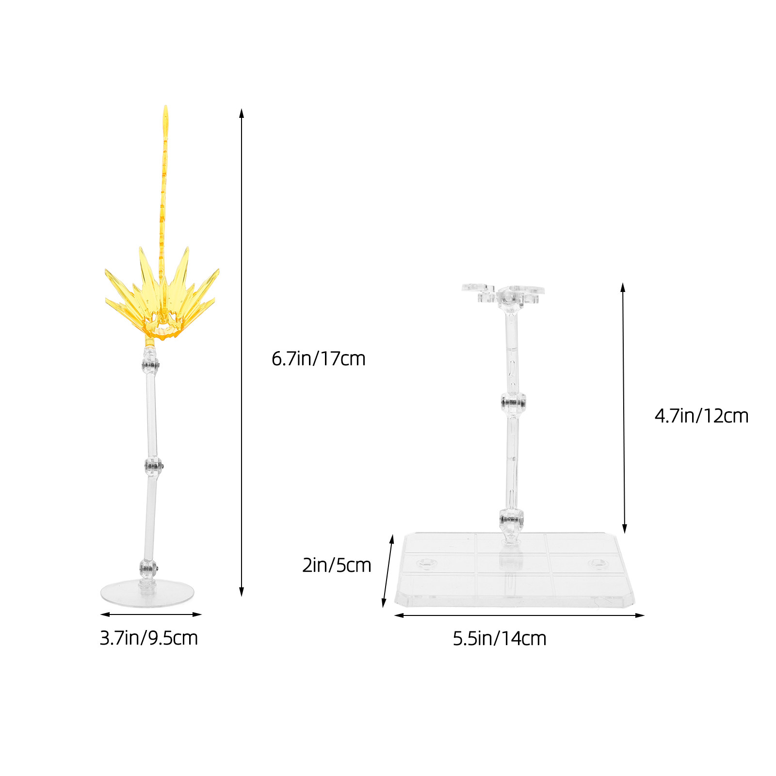 2 Buah Alas Display Efek yang  - Action Figure Stand ulasan dan harga