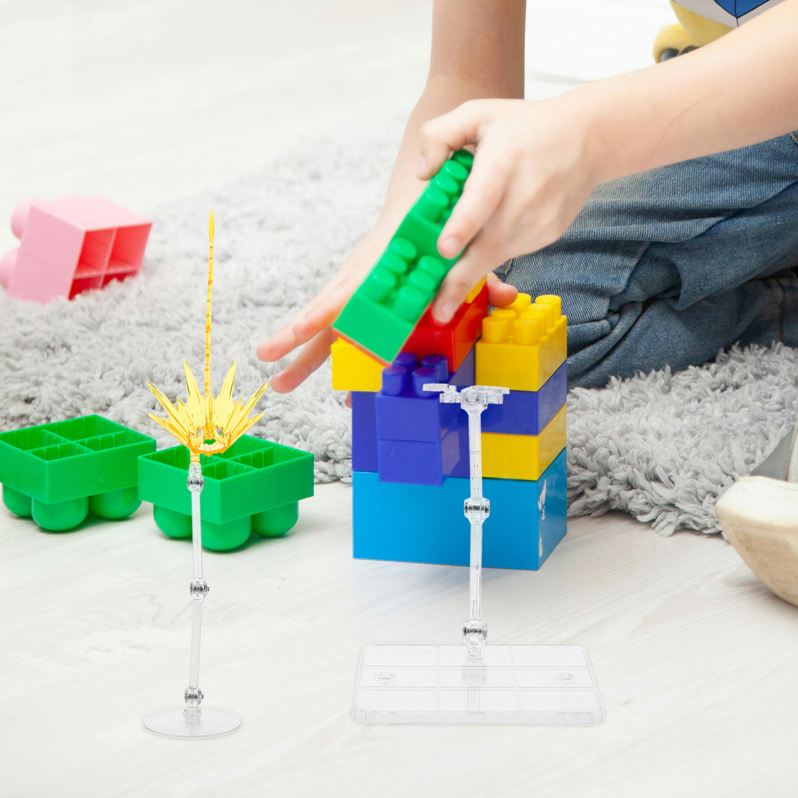 2 Buah Alas Display Efek yang  - Action Figure Stand ulasan dan harga