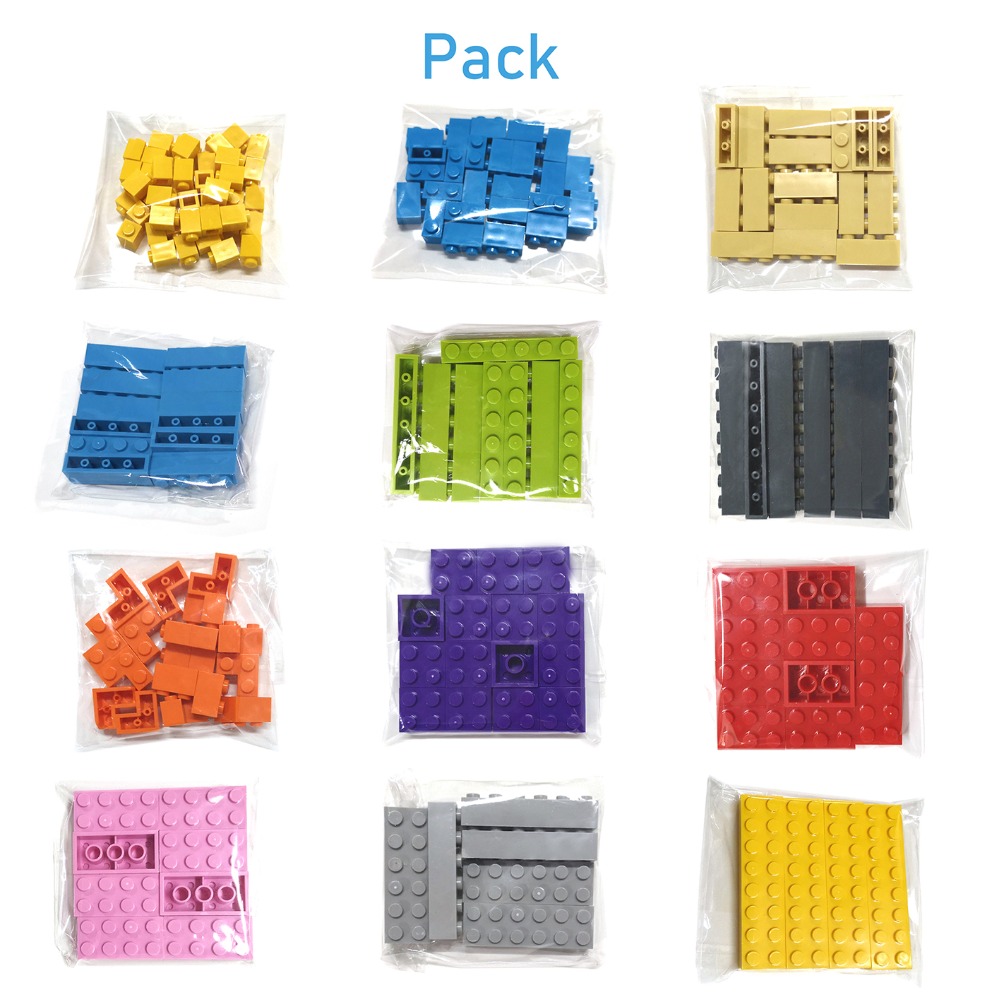 200 Buah 2X4 Dot DIY Blok Bang - Lego Set Creator ulasan dan harga