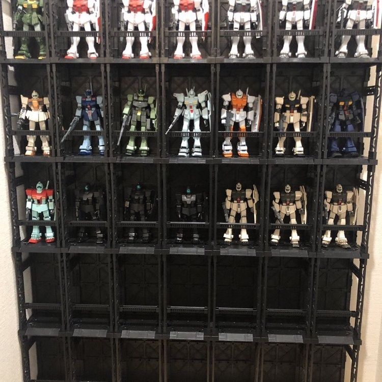Rak Display Gundam Gnaku HG/RG - Bandai Model Gundam Hg ulasan dan harga