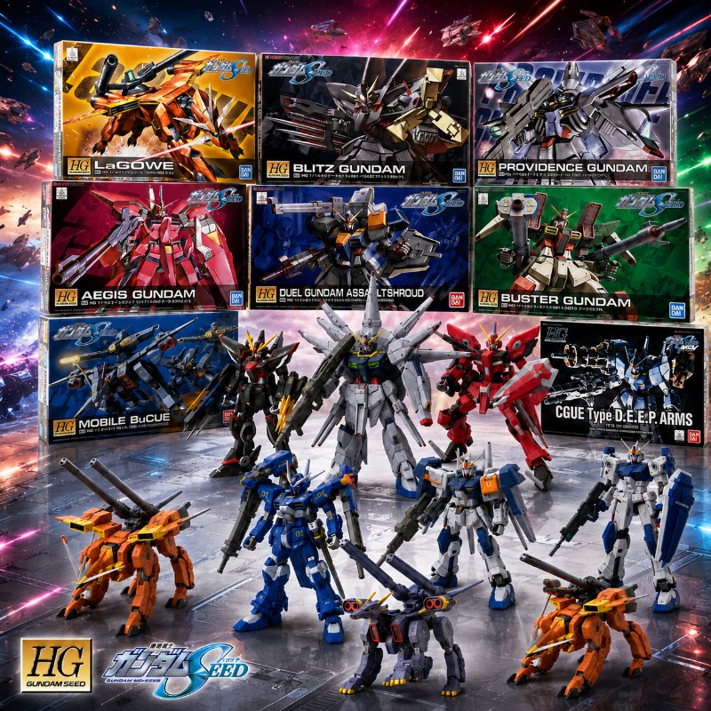 Bandai HG SEED 1/144 Blitz Aeg - Bandai Model Gundam Hg ulasan dan harga