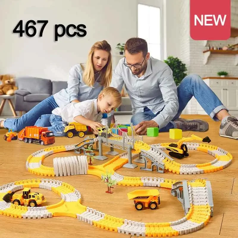 Mainan mobil listrik anak-anak - Hot Wheels Car Track Sets ulasan dan harga