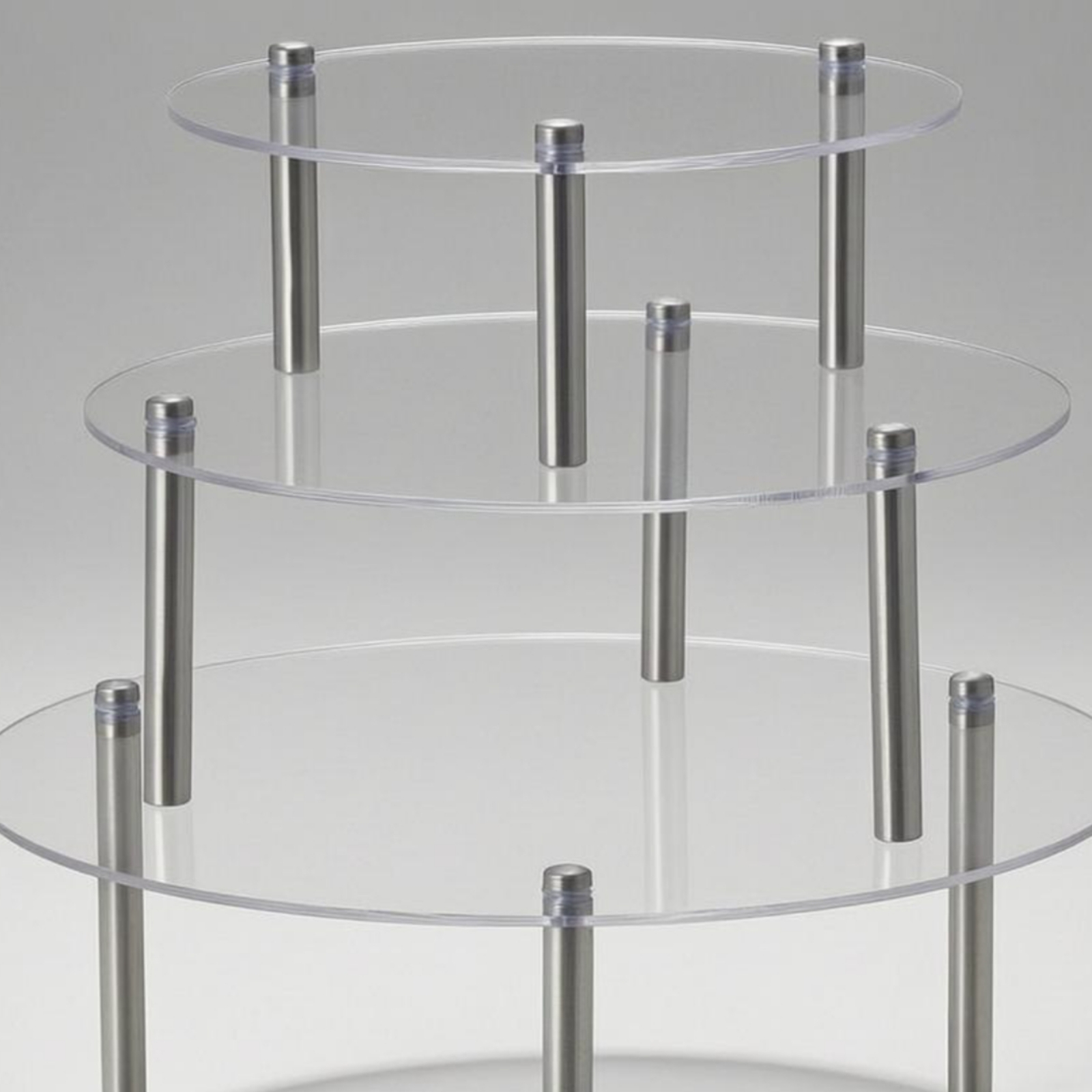 Penyangga Kue Akrilik Tiang Lo - Display Risers Set ulasan dan harga
