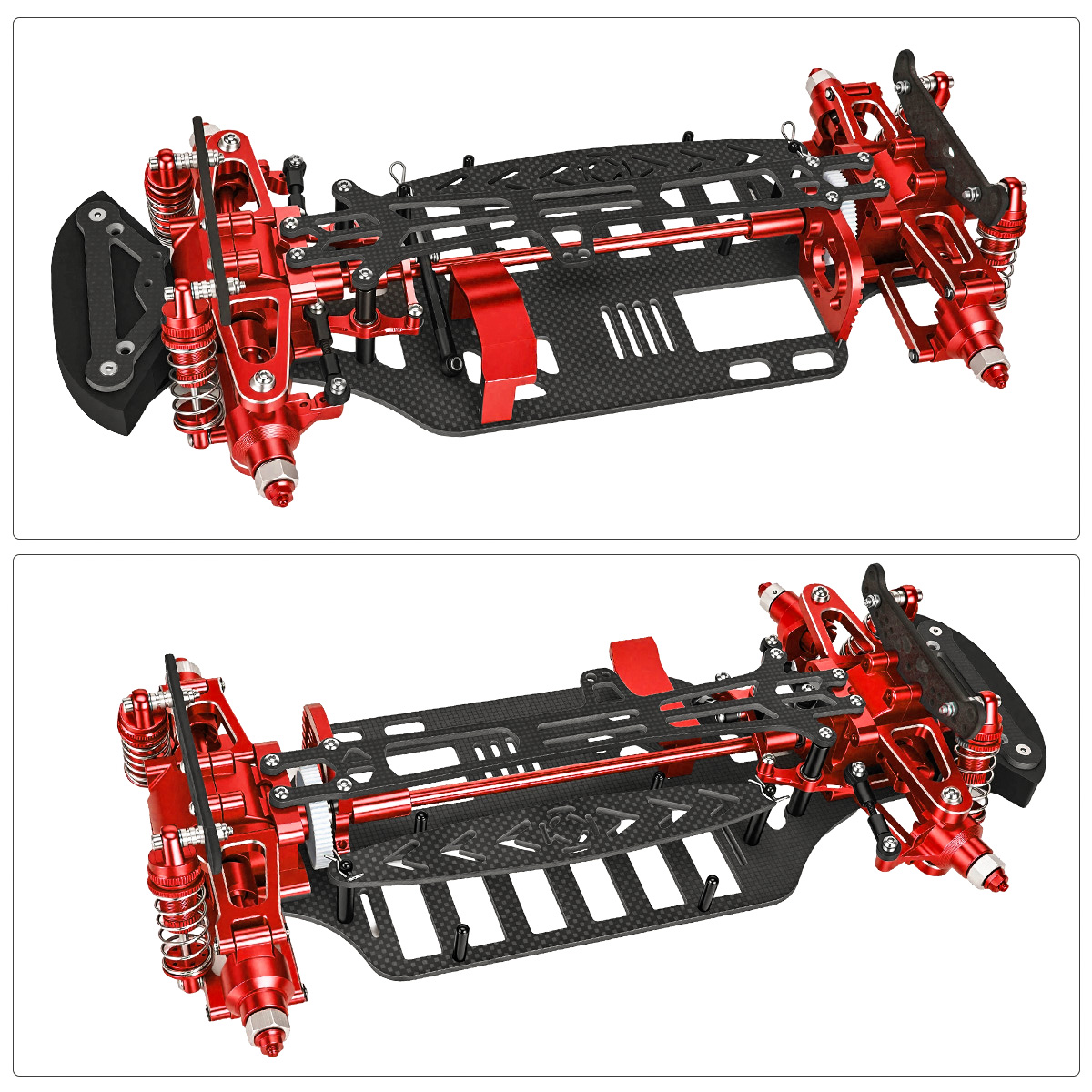 Kit Sasis Rangka Aluminium & S - Tamiya Model Rc Car ulasan dan harga