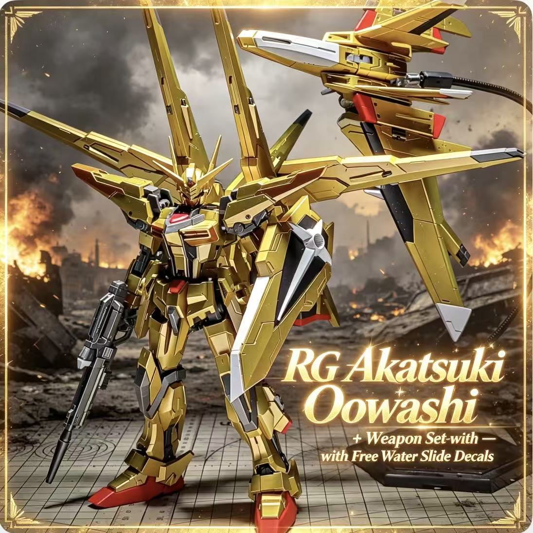 RG41 1/144 ORB-01 Akatsuki Oow - Bandai Model Gundam Rg ulasan dan harga