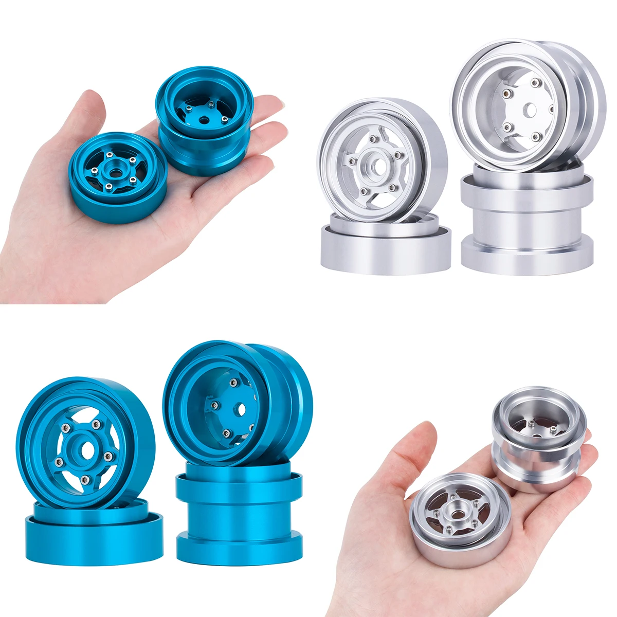 Roda Beadlock Aluminium untuk  - Tamiya Model Rc Car ulasan dan harga