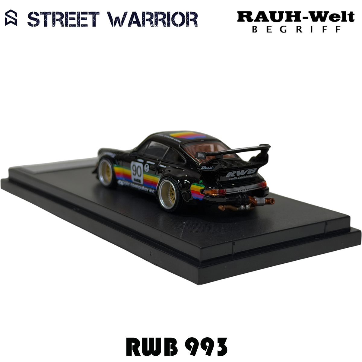 SW Tersedia 1:64 RWB 993 Black - Die Cast Car 1 64 ulasan dan harga