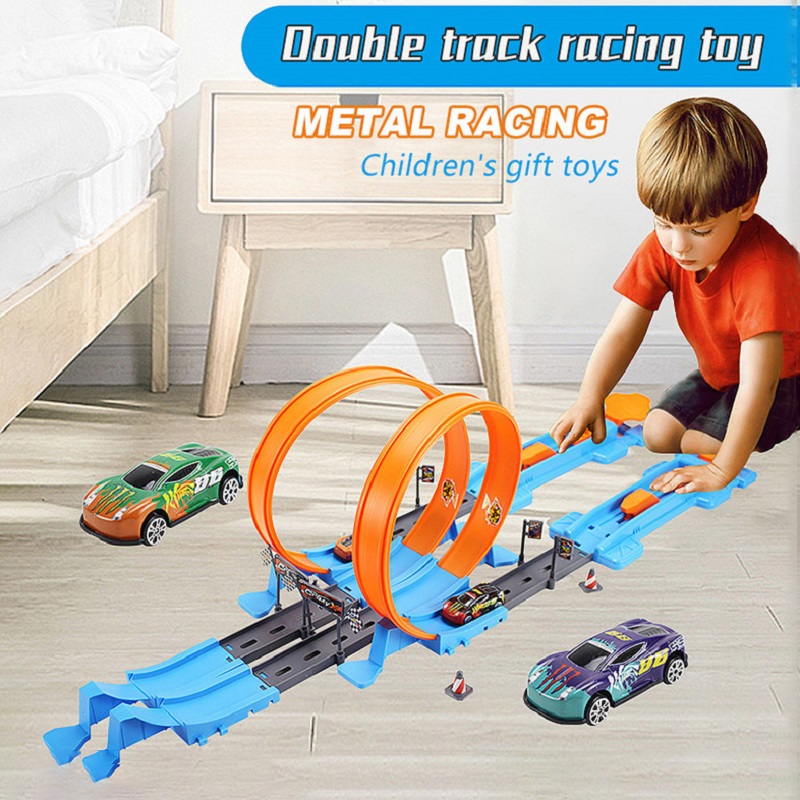 Hot Stunt Speed mainan mobil b - Hot Wheels Car Track Sets ulasan dan harga